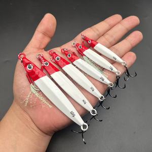 In alto a destra JIG111 10g ~ 60g di acqua salata Jigging esca in metallo per pesca in acque profonde <span class=keywords><strong>esche</strong></span> per pesca - Product Image 2