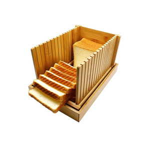Trancheuse à <span class=keywords><strong>pain</strong></span> en bambou-Diviseur de <span class=keywords><strong>pain</strong></span> de cuisine multifonctionnel-Plateau de rangement de miettes de <span class=keywords><strong>pain</strong></span>-Trancheuse à <span class=keywords><strong>pain</strong></span> grillé - Product Image 4