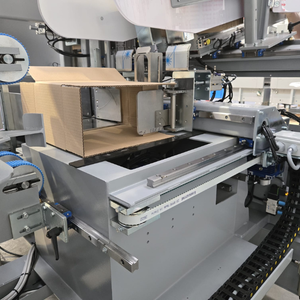 GEOS 600 Encartonneuse à chargement latéral automatique Ruban thermofusible haute vitesse pour cartons américains RSC/HSC pour emballage alimentaire - Product Image 2