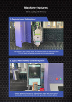 Machine de découpe laser à fibre 4000W 6000W avec source laser Raycus JPT Max haute stabilité