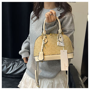 Bolso Simple Retro Shell para mujer 2025 2026 nuevo bolso de hombro con estampado de lujo ligero bolso cruzado de ocio para mujer diario - Product Image 4