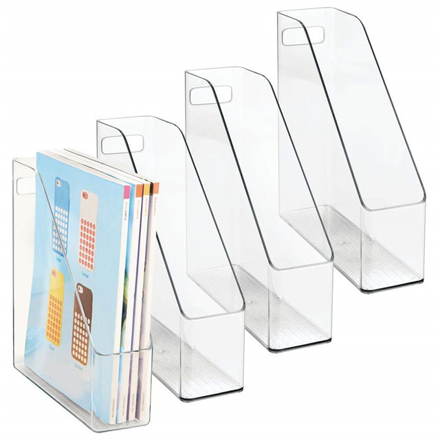 Wall Mount or Table Top A4, A5 , A6 Acrylic Brochure Holder Transparent File Holder