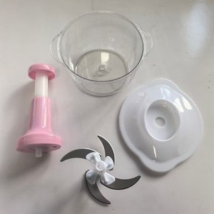 Grande ciotola da 1,5 l trinciatrice di verdure senza sforzo tritacarne frutta ed erbe tritatutto con cipolla all'aglio pressa <span class=keywords><strong>manuale</strong></span> cibo Chopper - Product Image 3