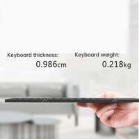 Nouveau clavier portable BT-036 pour ordinateur portable et téléphone, pliable en trois, avec touches numériques, portée de 10 m, idéal pour les voyages d'affaires