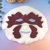 Masque facial jetable portable en Tencel pour soins de la peau et traitement de beauté, outils DIY, thermochromique, 220x200mm, tissage uni