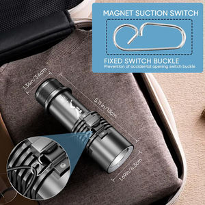 Linterna de Buceo LED Más Potente y Novedosa de 2025, 3 Modos, Recargable, Lámpara Subacuática XHP70, Antorcha de Buceo, Resistente al Agua IPX8, Luz de Mano - Product Image 4