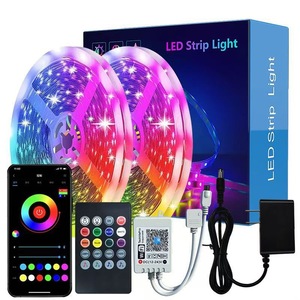 20เมตร Tuya สมาร์ทแอป + รีโมต RF + <span class=keywords><strong>alexa</strong></span>/goole-Home ควบคุมด้วยเสียง RGBW cob ชุดแถบไฟ LED ดิจิตอล - Product Image 2