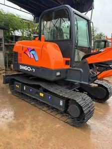 Mini-excavatrice d'occasion Doosan DH60 Doosan DH60-7 5 tonnes 6 tonnes 5,5 tonnes de haute qualité en stock, certifiée Daewoo CE - Product Image 2