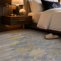 Tapis tissé Axminster de luxe pour chambre d'hôtel, tapis pour hôtel 5 étoiles