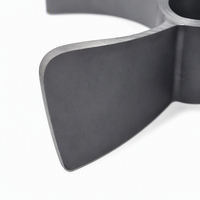 Impulsor OEM personnalisé en acier inoxydable SS316, agitateur dynamique équilibré pour le mélange chimique