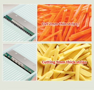 Tuoda Meilleur examen 12-en-1 acier manuel cuisine outil de poche polyvalent Cutter déchiqueteuse <span class=keywords><strong>hachoir</strong></span> PP presse pour légumes - Product Image 5