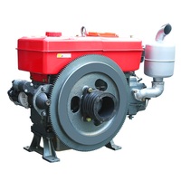Motor Diésel Monocilíndrico de Alta Calidad, Refrigerado por Agua, de Cuatro Tiempos, ZS1115-22, Motor de Arranque de 22 Caballos de Fuerza