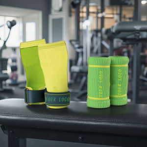 Crazyfox Unisex camoscio in pelle scamosciata manopola protezione Pull-up senza dita guanti Cross Training Grabbers stile Velites - Product Image 2