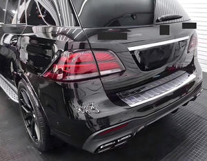 Kit de Carrocería Clase <span class=keywords><strong>M</strong></span> ML <span class=keywords><strong>166</strong></span> para Mercedes Benz 2011-2015, Actualización a GLE W166 2015-2019 GLE63 AMG63, Parachoques, Rejilla, Luces LED - Product Image 4