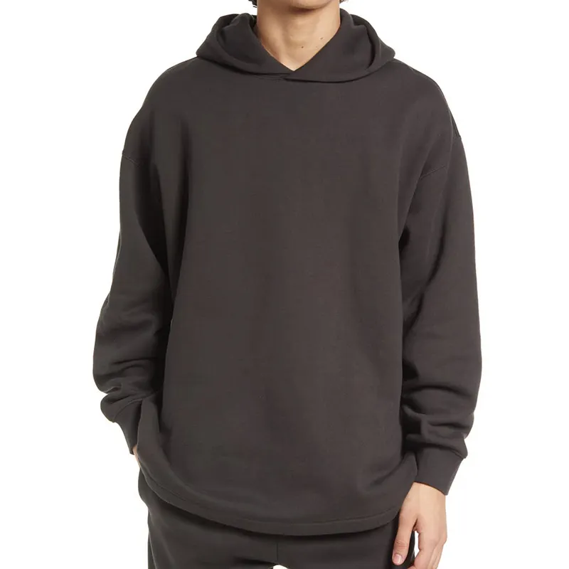 Customize Logo Sport Sweatshirts High Quality Warm Oversize No Pocket No String Men's Hoodies