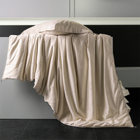 Reine Taille Hiver Moderne Brodé Canard Rempli De Soie Couette Personnalisable pour La Maison Hôtel Utilisation Respirant Écologique