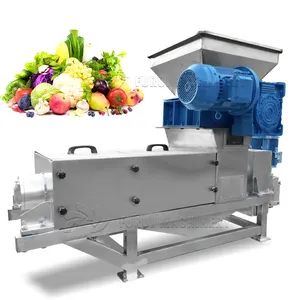 Alta eficiência mandioca desidratação máquina/mandioca ralador com calcador/desperdício de alimentos parafuso imprensa dewater máquina