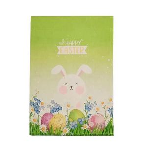 Banderas Decorativas de Jardín para Exteriores con Impresión Tipográfica en Poliéster de 12x18 Pulgadas, Diseño Personalizado al por Mayor, Tema de Pascua - Product Image 1