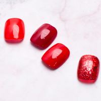 Vernis à ongles en gel écologique à base d'eau de couleur pure à texture crémeuse de 15 ml, haute viscosité, formule végétalienne pour utilisation en salon OEM