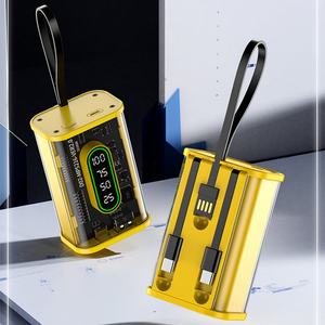 Cargador Portátil con Pantalla LED de Carga Rápida, 2000mah 6000mah 10000mah 10W, Cable Integrado, Cargador Móvil - Product Image 1