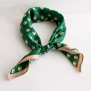 ผ้าเช็ดหน้าสำหรับผู้ชายผ้าพันคอผ้าไหมลายทแยงขนาด16นิ้วพิมพ์ลายดิจิทัลขนาด40x40ซม. ทำจากผ้าซาตินแท้100% - Product Image 2