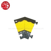 Rampe de câble en caoutchouc réfléchissant, 3 m, résistante, vitesse de bosse, caoutchouc