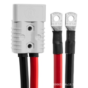 Cable de Batería Sparta Power de 4 AWG y 1 Pie con Conectores Rápidos SP120A y Terminales de Anillo de 3/8 Pulgadas - Product Image 4