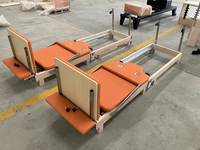 Equipo Comercial de Pilates, Reformers para Flexibilidad, Estiramiento Muscular Corporal, Reformer de Madera de Arce, Reformer Plegable de Madera de Arce para Gimnasio o Estudio