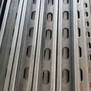 Customized Galvanized Strut Channel 41x41 C Channel Slotted Rail Solar Mounting System Photovoltaic <b>Bracket</b> - Product Image 5