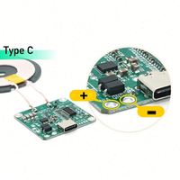 Module émetteur de chargeur sans fil haute puissance 10W 15W 20W Type C Micro USB + Bobine, carte de circuit de charge rapide standard QC/PD/QI