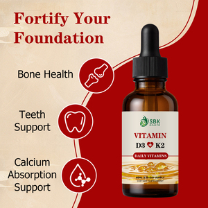 Gotas líquidas de vitamina D3 K2 de alta calidad, vitamina D3 para fortalecer los huesos, esencial para promover una salud óptima de los huesos y el bienestar. - Product Image 3