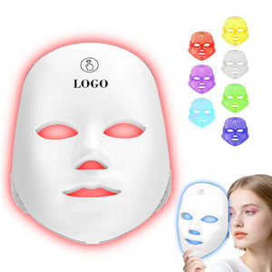 Masajeador Facial LED Recargable USB Inalámbrico Portátil 2025 con 7 Colores de Terapia y Logotipo Personalizable - Product Image 1