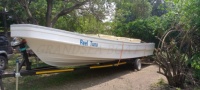 Bateau de pêche en fibre de verre à coque simple Grandsea de 9,6 m (32 pieds), bateau à bananes, en vente au Congo