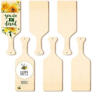 Mini planche à découper en bois avec poignée, bloc de découpe rectangulaire en bois pour la cuisine, le service et la décoration DIY - Product Image 1