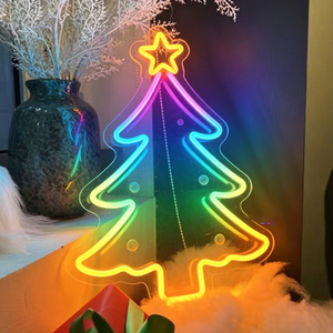 Lettres en néon LED personnalisées en cristal, indice de protection IP67, pour les fêtes de Noël, les mariages et la décoration du salon - Product Image 1