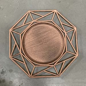 <span class=keywords><strong>Plat</strong></span> octogonal en squelette à double placage multicolore Plateau à fruits polyvalent Plateau décoratif Assiettes de présentation - Product Image 1