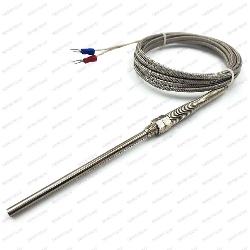 M8 Schroefdraad Sonde Durcable Kabel Auto Uitlaatgas Temperatuursensor Pt100