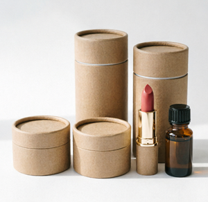 Envase Cilíndrico Biodegradable de Cartón Kraft para Cosméticos, Lápiz Labial, Desodorante, Protector Solar y Bálsamo Labial - Product Image 2