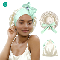 Bonnet de nuit en soie de mûrier, satin de filament de luxe, lourd, à surface lisse et intégrité de la fibre