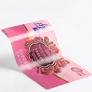 Love Fragrance Bath <b>Soap</b> Label Custom Printed Adhesive Sticker Pink Rose Design Decorative <b>Paper</b> Label - Product Image 3