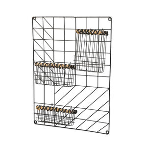 Panier de rangement métallique suspendu et détachable de qualité supérieure à prix compétitif pour l'organisation de la maison - Product Image 1