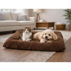 Lit pour chien Yommy, petit matelas orthopédique, soutien des articulations, bleu, 49x29x5cm - Product Image 4