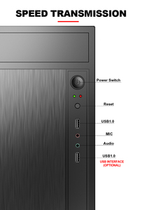 fabricante! <span class=keywords><strong>Funda</strong></span> de <span class=keywords><strong>ordenador</strong></span> de Torre micro ATX con <span class=keywords><strong>mango</strong></span> nueva - Product Image 2