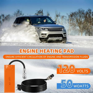 Almohadilla Calefactora de Silicona de 120v 50w, Calentador Eléctrico para Bloque de Motor con 120 ℉   Termostato - Product Image 3