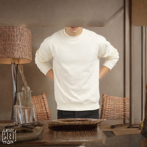 เสื้อสเวตเชิ้ตคอกลมสีเทา แขนยาว สีพื้นเรียบง่าย เหมาะสำหรับฤดูหนาว - Product Image 2