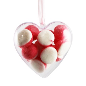 Caja de plástico con forma de corazón para Chocolate, caja de gran tamaño 98x100x56mm - Product Image 3