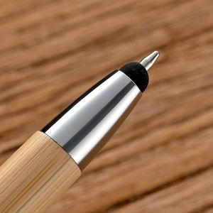 قلم حبر جاف من الخيزران بطباعة رخيصة ترويجية مع قلم حبر جاف عالي الجودة برومو صديق للبيئة قلم حبر جاف من الخشب - Product Image 3