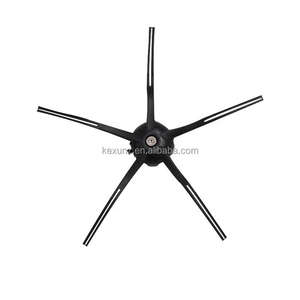 แปรงข้างสีดำ 5 แฉก สำหรับหุ่นยนต์ดูดฝุ่น <span class=keywords><strong>Xiaomi</strong></span> <span class=keywords><strong>Mi</strong></span> Robot Vacuum รุ่นแรก <span class=keywords><strong>Roborock</strong></span> S50 S51 S55 S5 Max E35 T4 T6 อะไหล่แปรงข้าง - Product Image 3