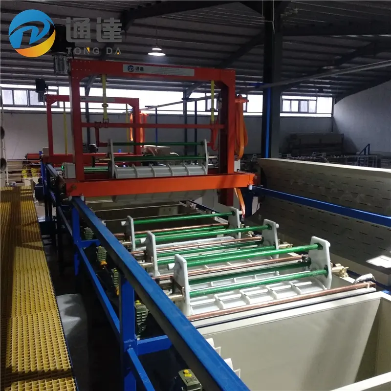 copper cathode plate production line barrel plating machine chrome plating process
