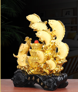 Statua Mascotte Pesce Portafortuna <span class=keywords><strong>2026</strong></span> per Decorazione Casa, Soggiorno, Ingresso, Cantinetta, Ufficio, Negozio, Regalo di Inaugurazione - Product Image 6
